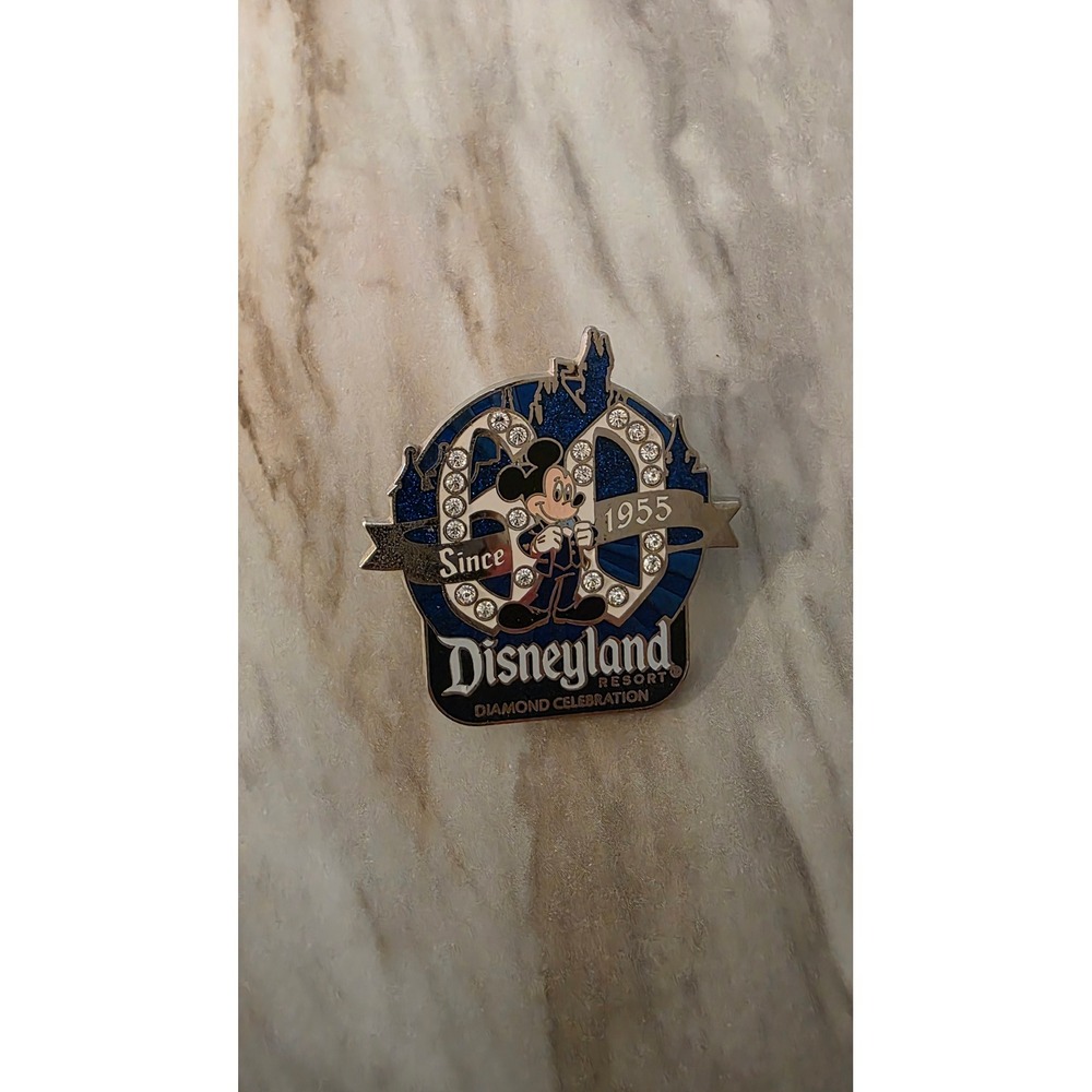 Disneyland Diamond Celebration Since 1955 Mickey Mouse Disney Pin Collectible